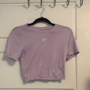 Nike Women's Light Purple Crop Top